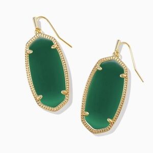 Kenda Scott “Elle” earrings in Emerald